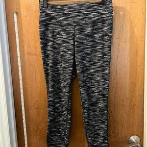 🐻Size M - Tangerine - Black and Gray Mottled Workout Leggings